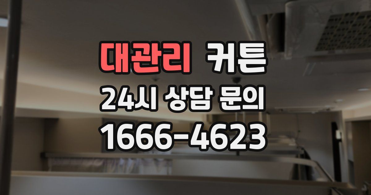 대관리 커튼