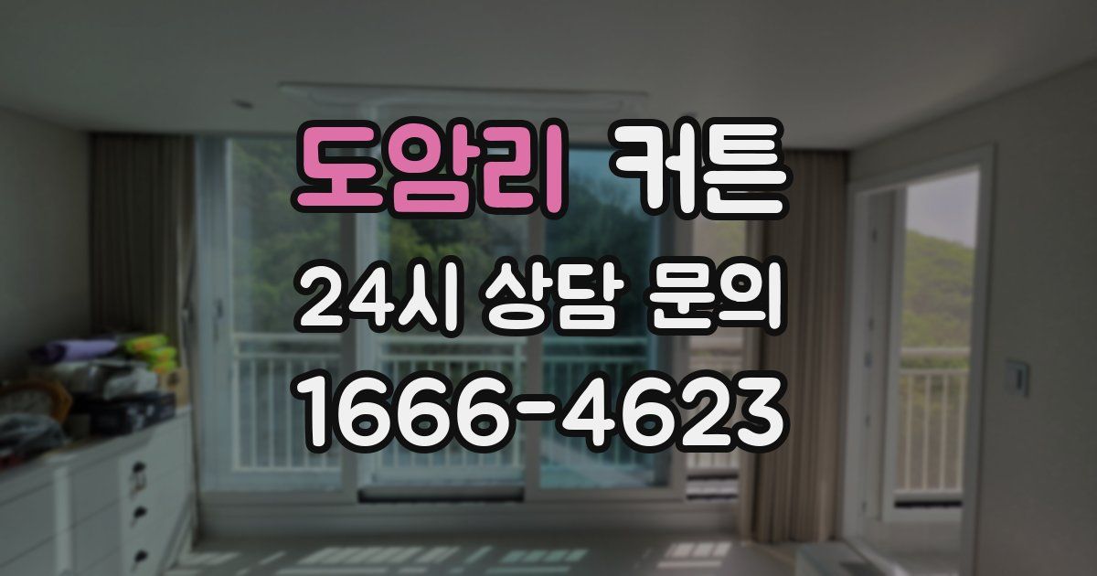 도암리 커튼