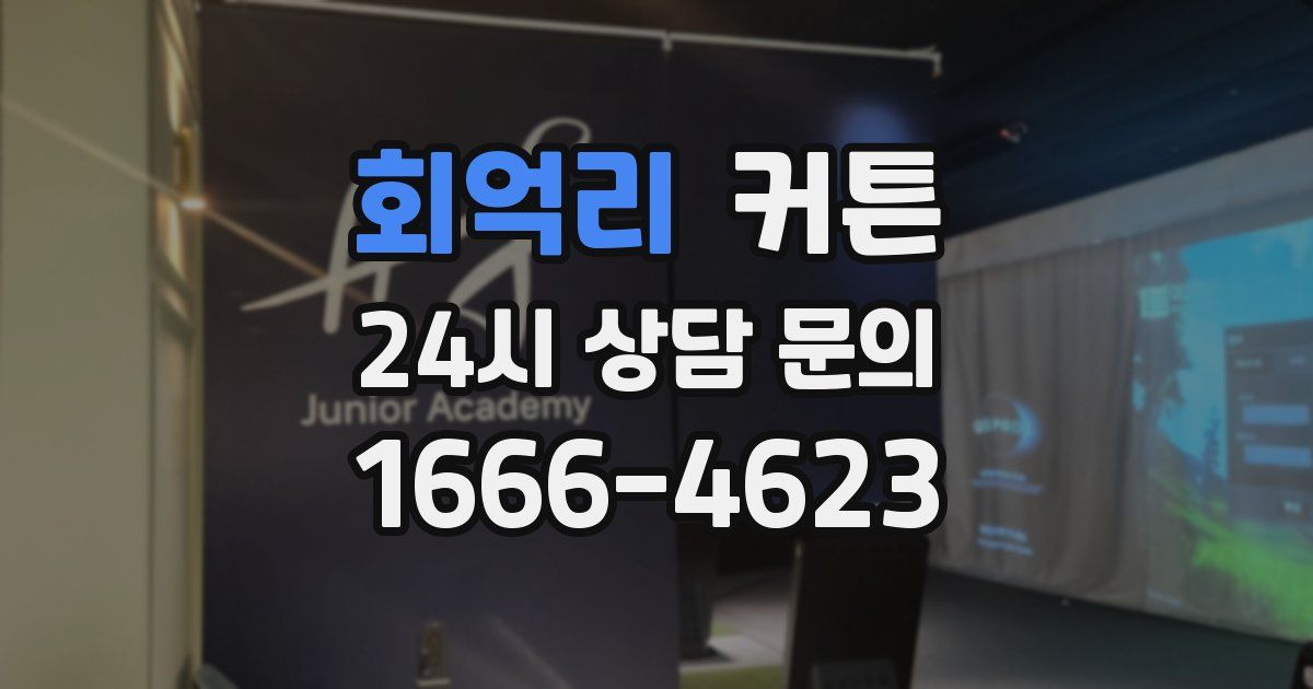 회억리 커튼