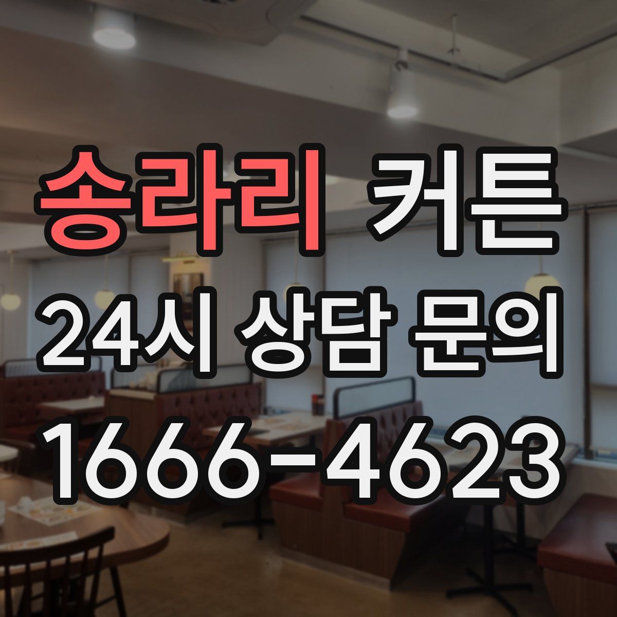 송라리 커튼