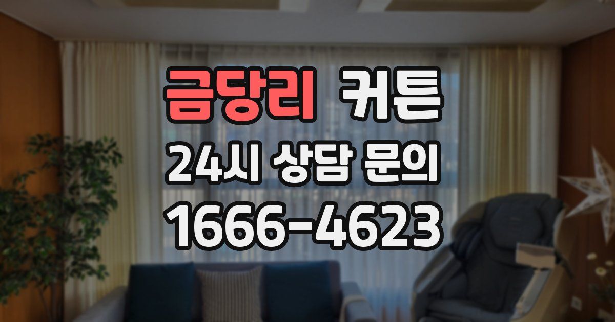 금당리 커튼