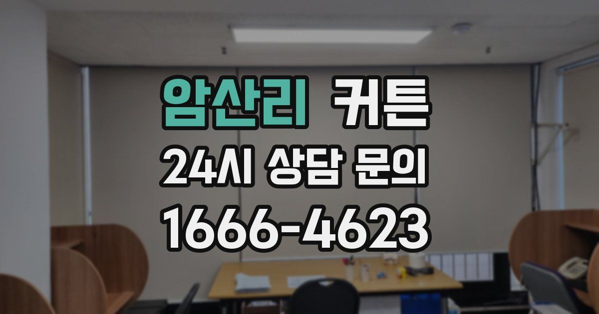암산리 커튼