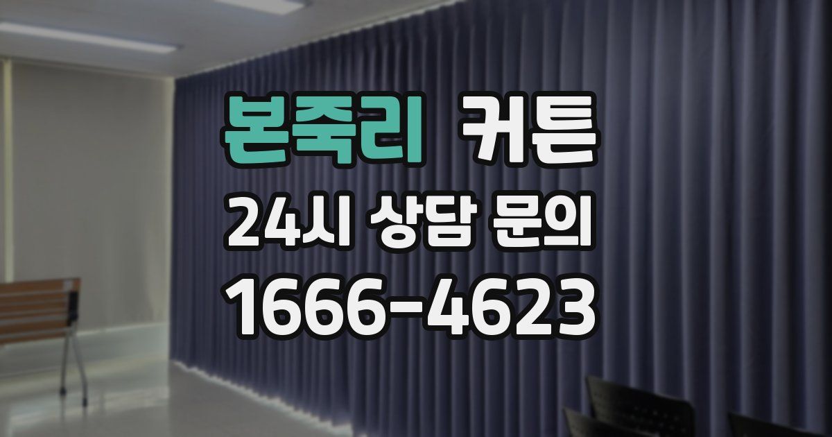 본죽리 커튼