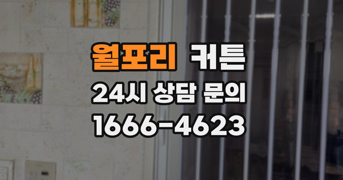 월포리 커튼