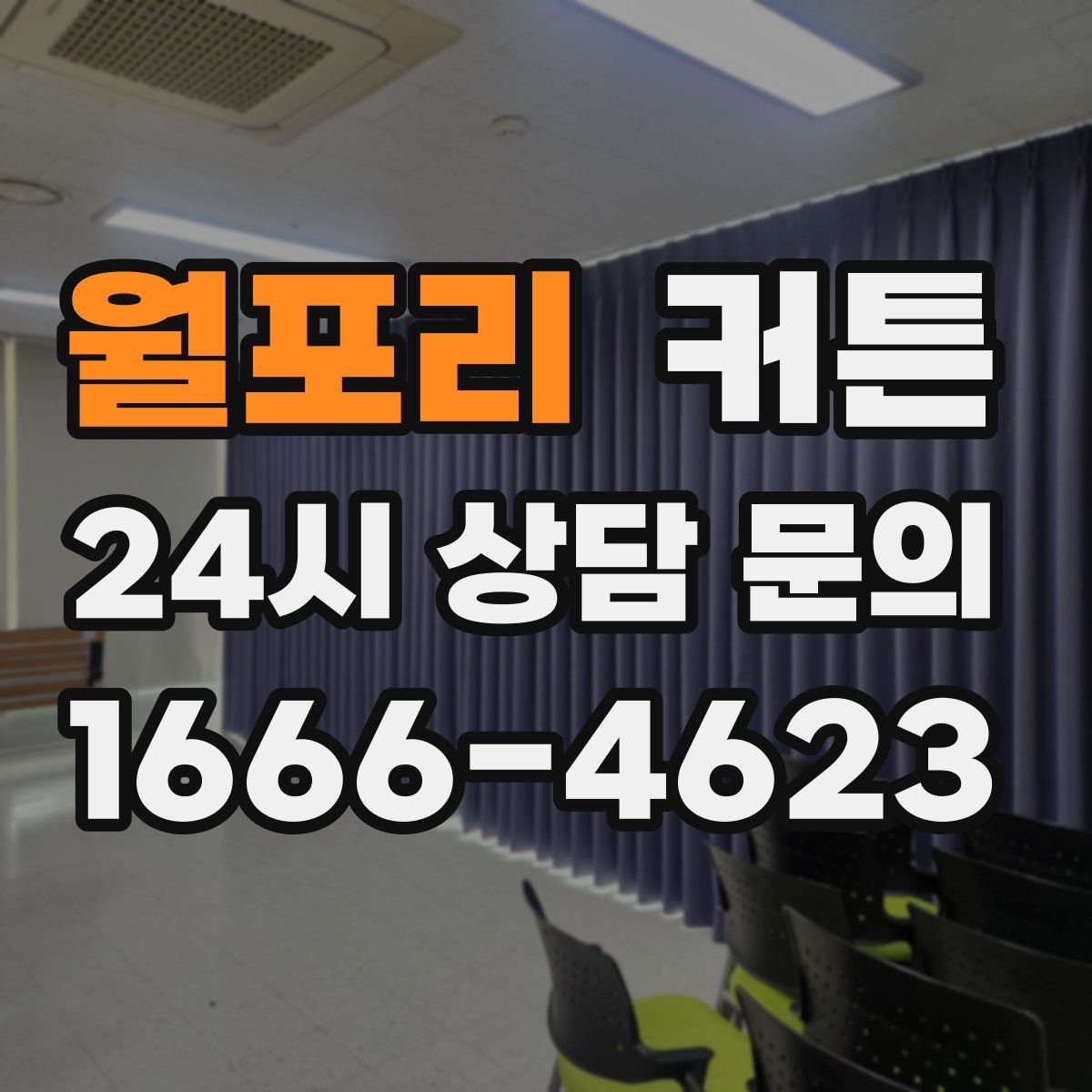 월포리 커튼