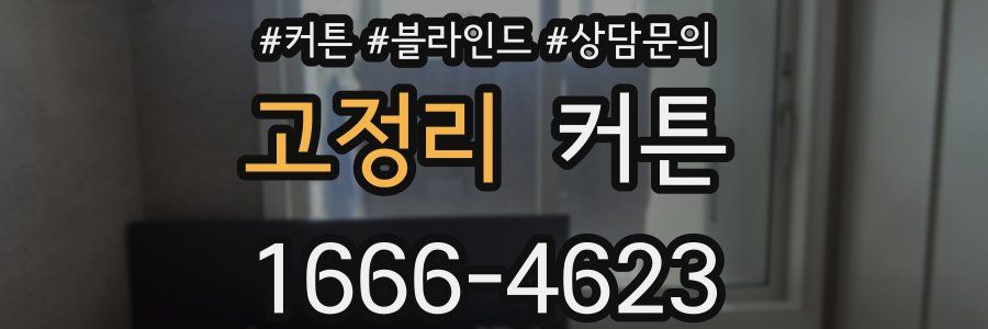 고정리 커튼