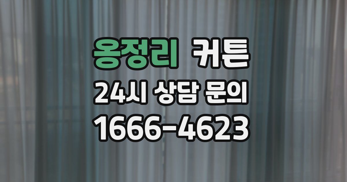 옹정리 커튼