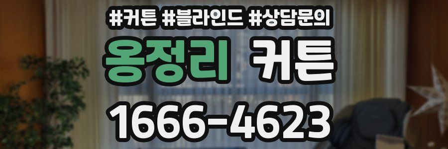 옹정리 커튼