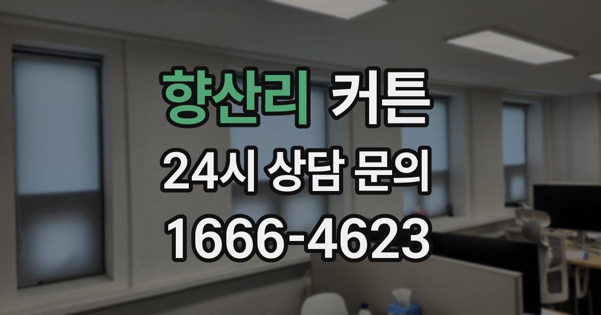 향산리 커튼