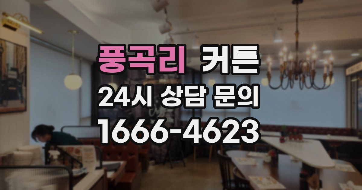 풍곡리 커튼