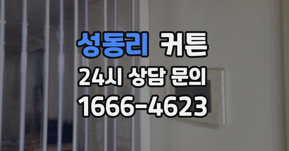 성동리 커튼