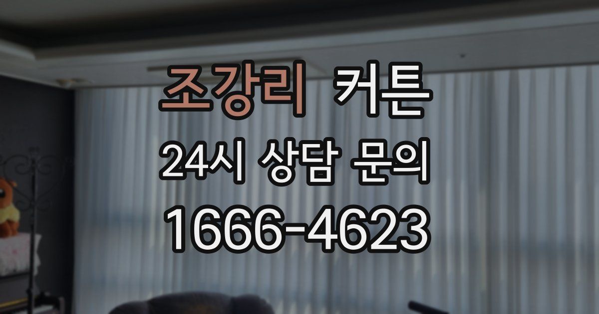 조강리 커튼