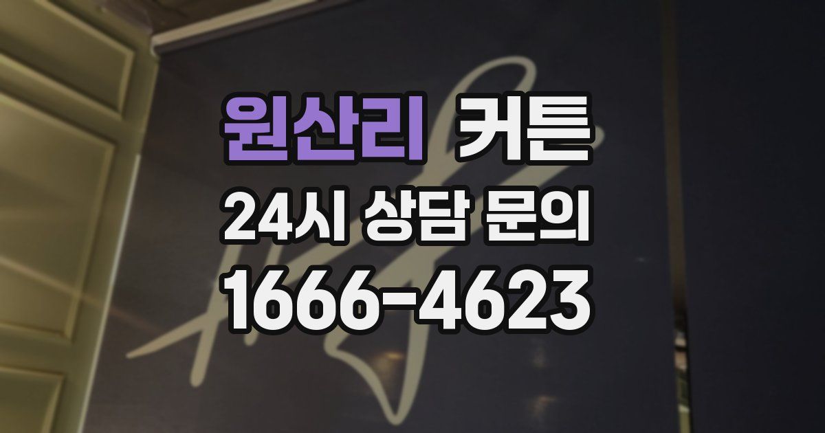 원산리 커튼