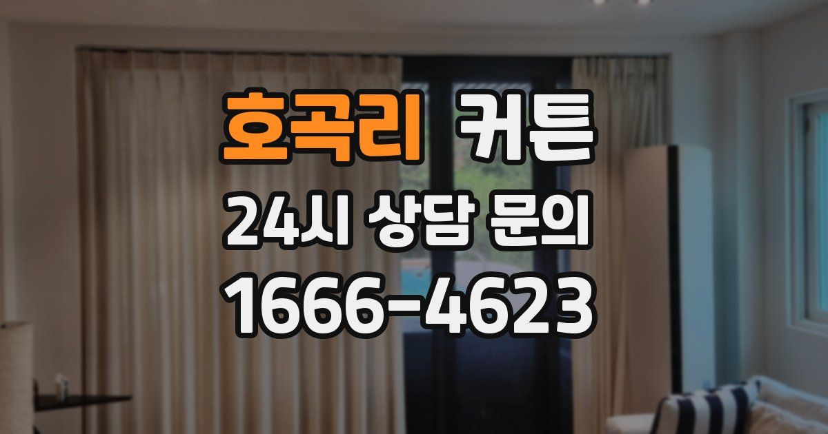 호곡리 커튼