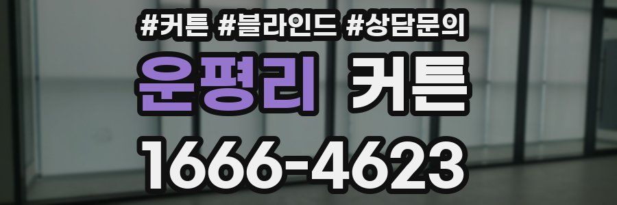 운평리 커튼