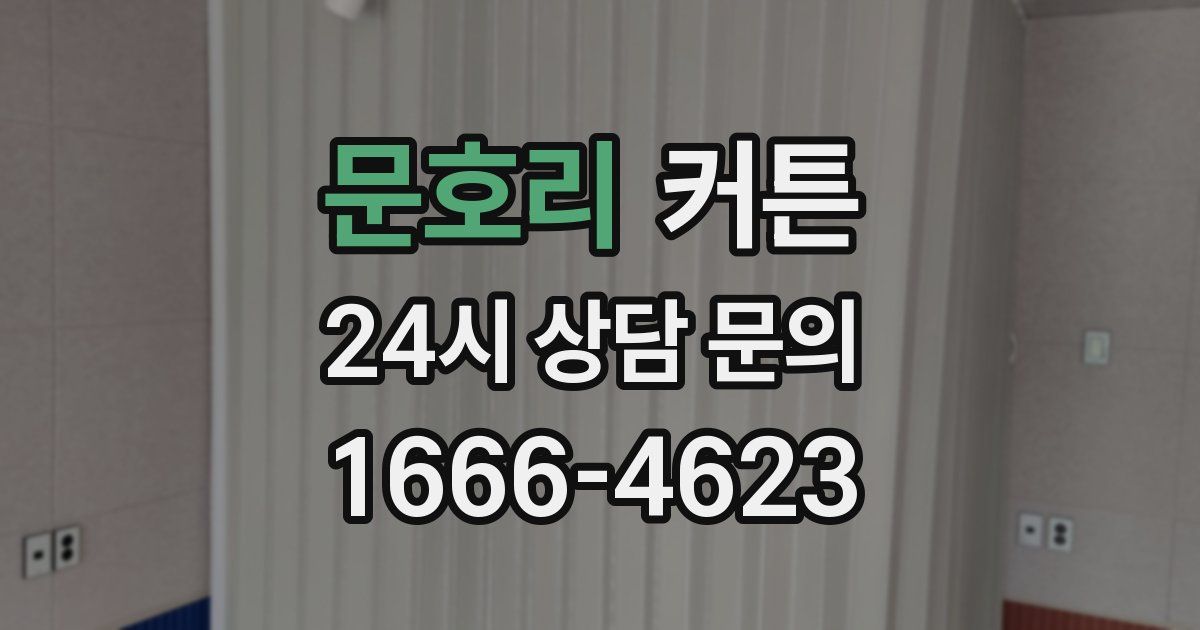 문호리 커튼