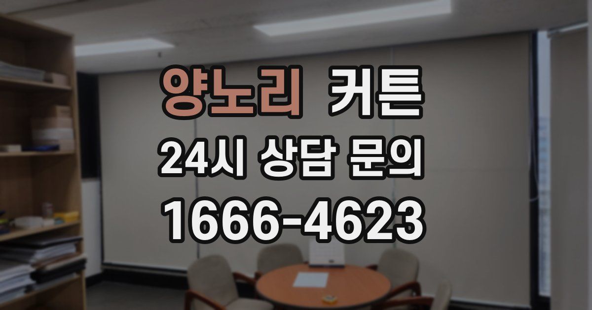 양노리 커튼