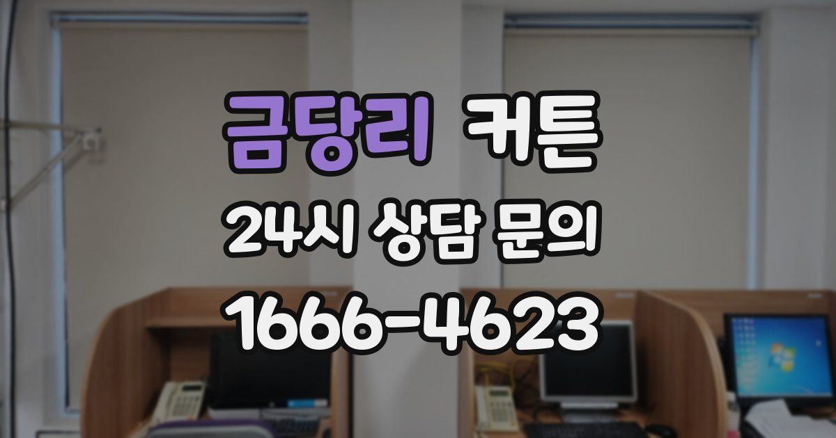 금당리 커튼