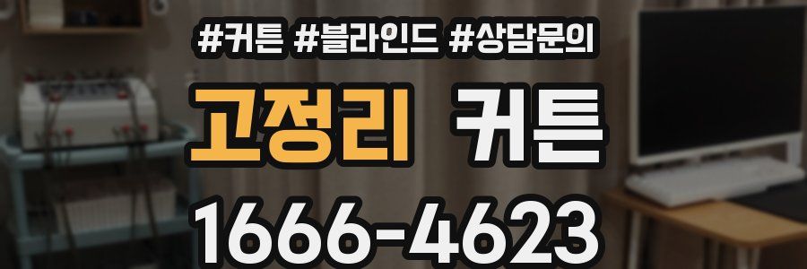 고정리 커튼