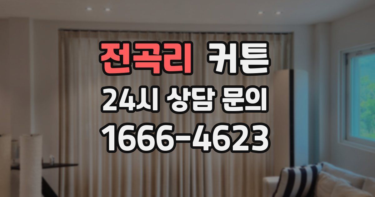 전곡리 커튼