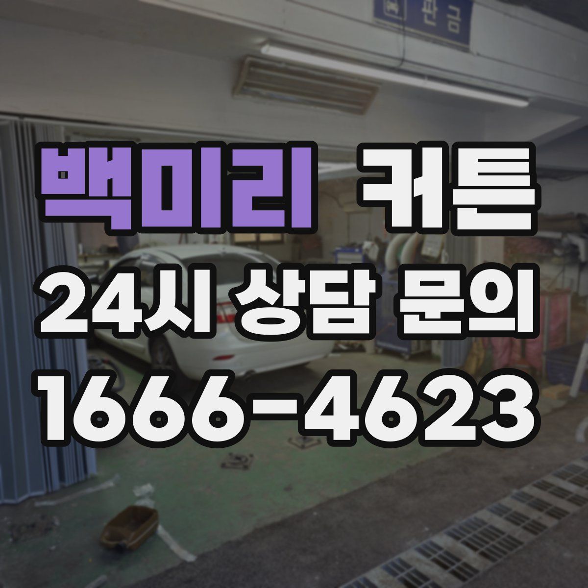 백미리 커튼