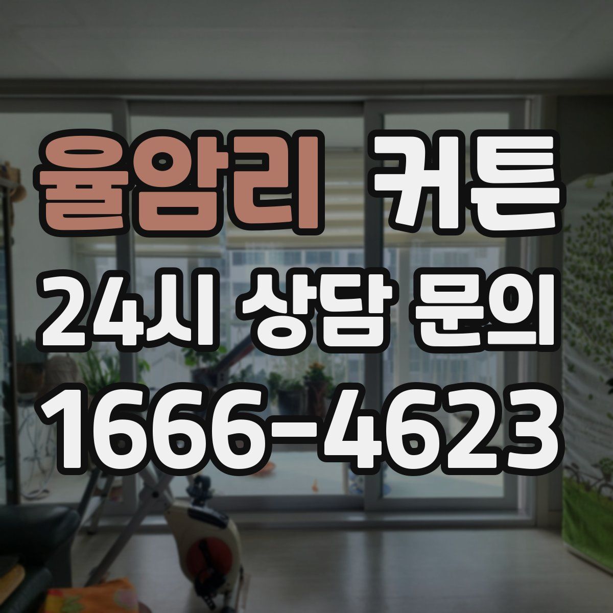 율암리 커튼