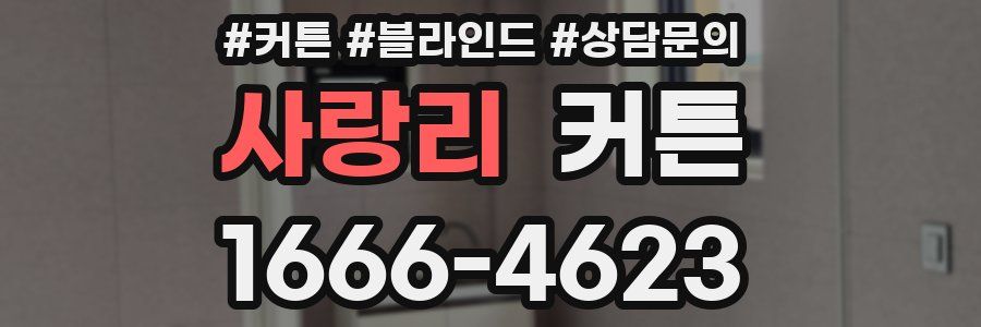 사랑리 커튼