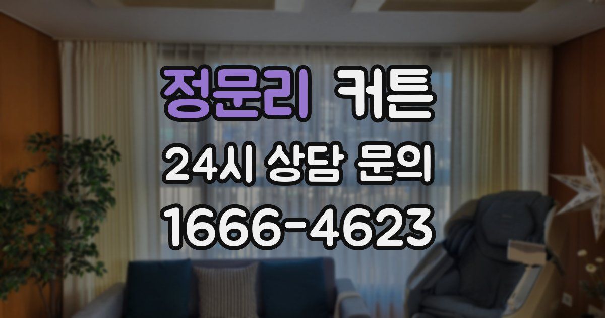 정문리 커튼