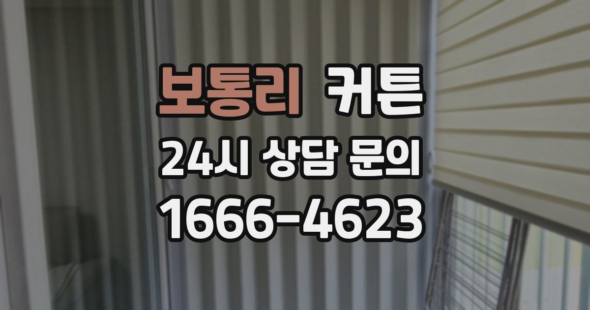 보통리 커튼