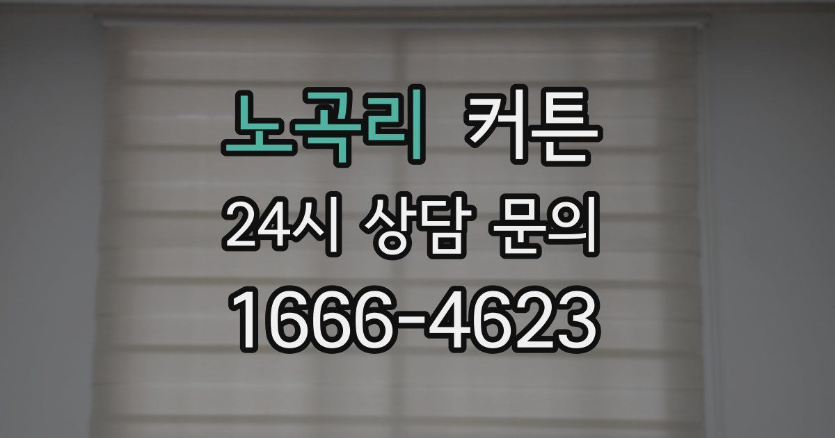 노곡리 커튼