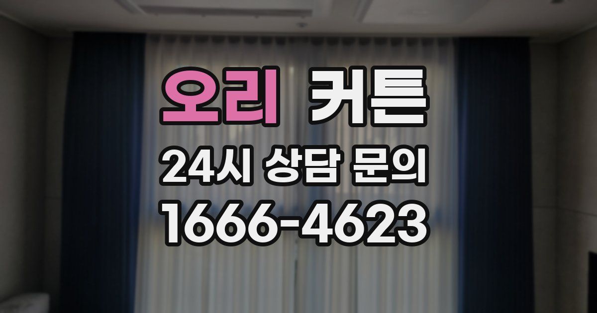 오리 커튼