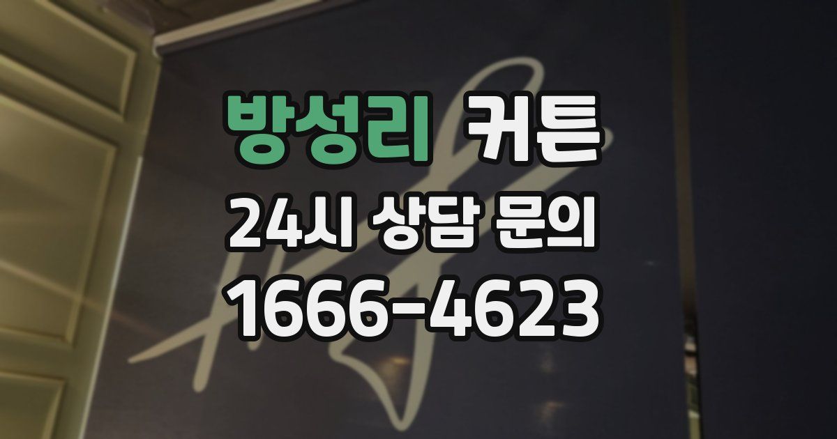 방성리 커튼
