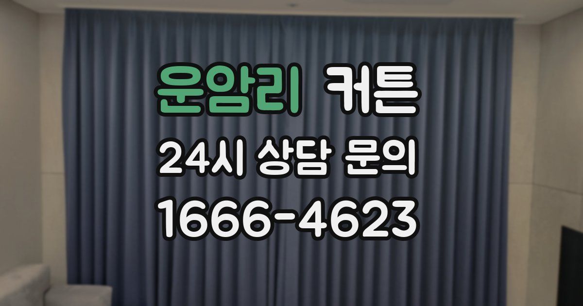 운암리 커튼