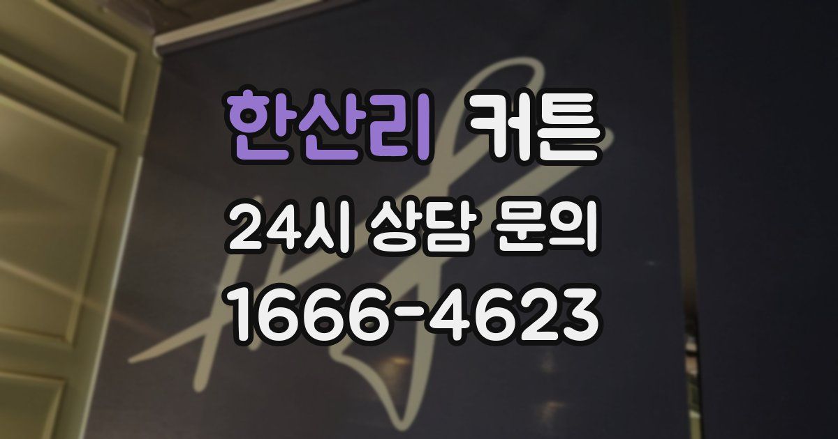 한산리 커튼