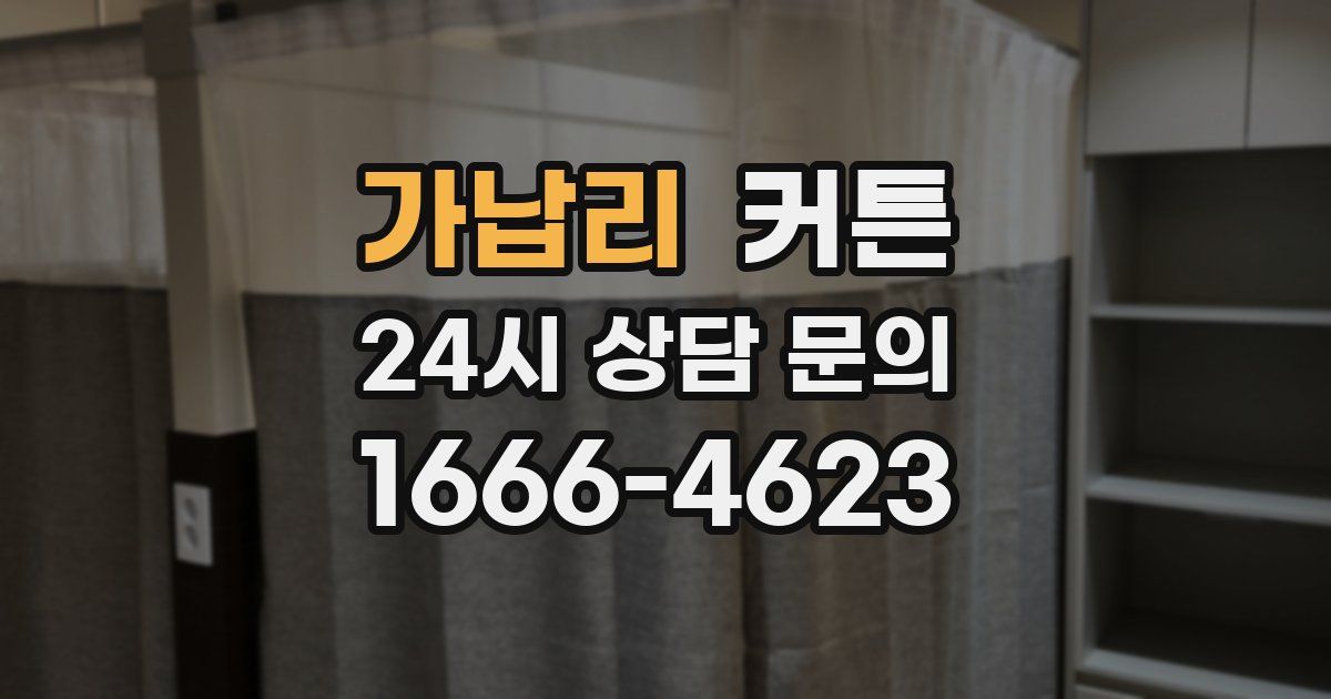 가납리 커튼
