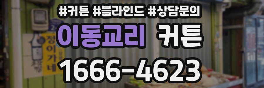 이동교리 커튼