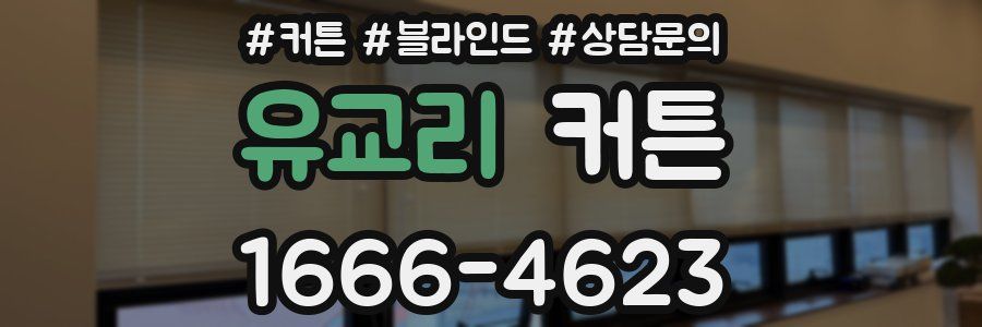 유교리 커튼