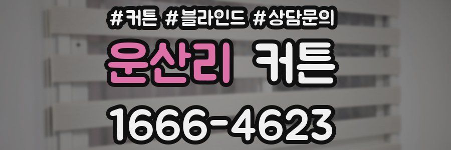 운산리 커튼