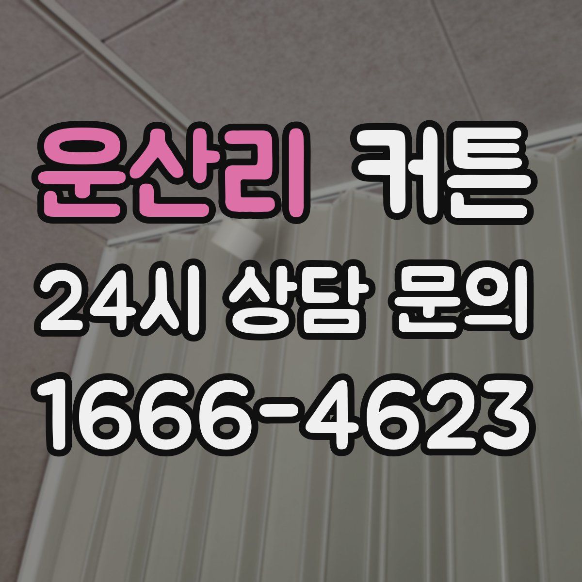 운산리 커튼