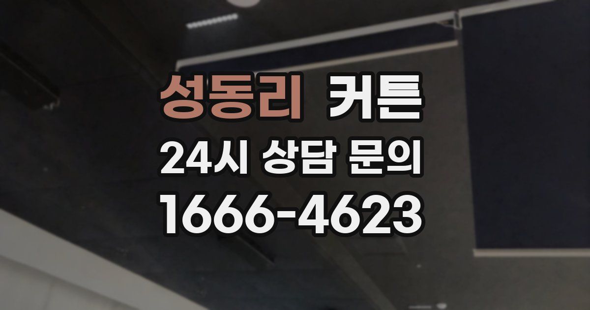 성동리 커튼