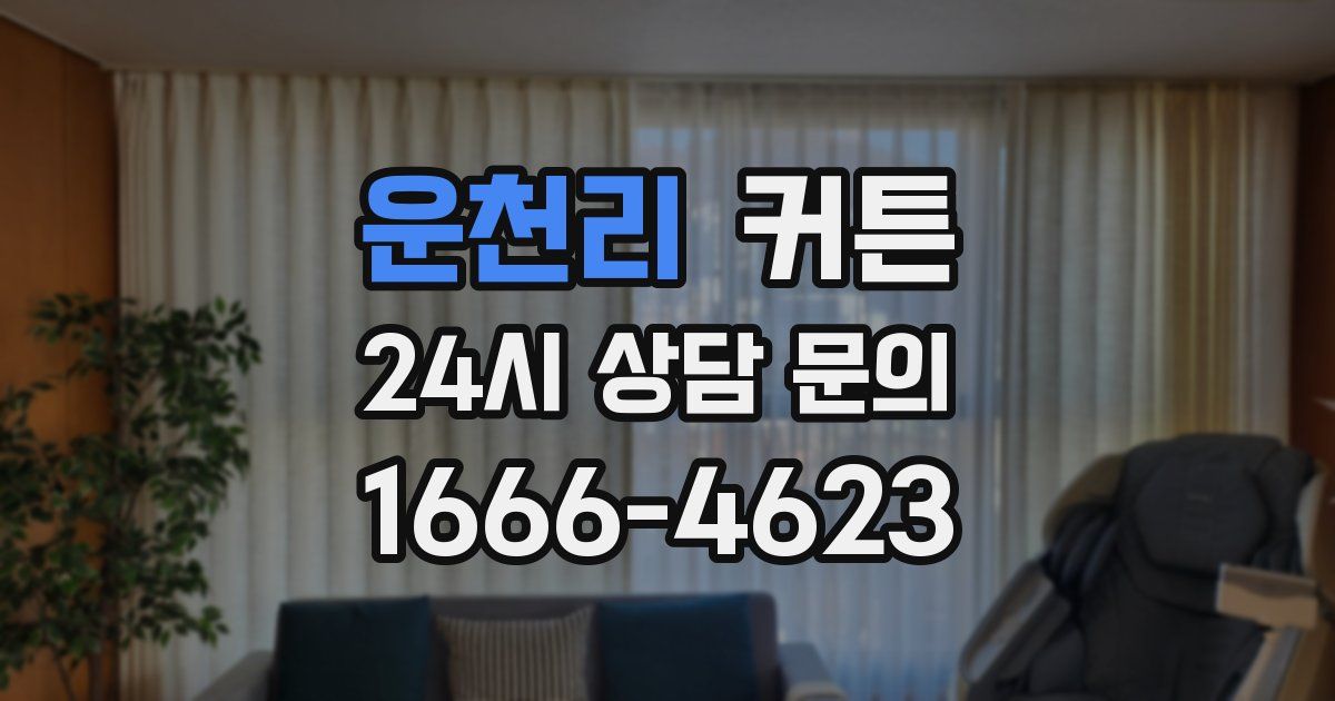 운천리 커튼