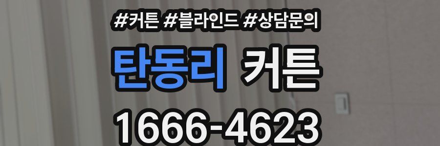 탄동리 커튼