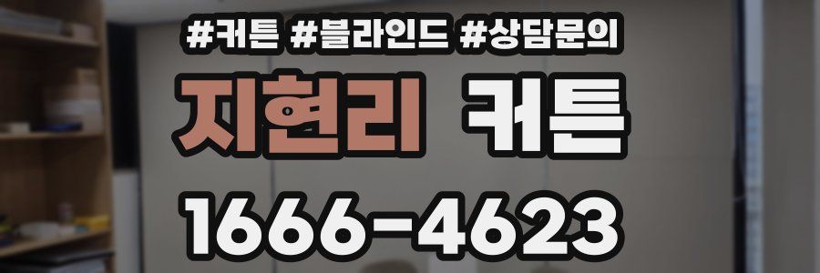 지현리 커튼