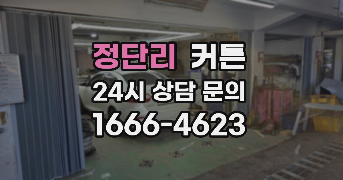 정단리 커튼