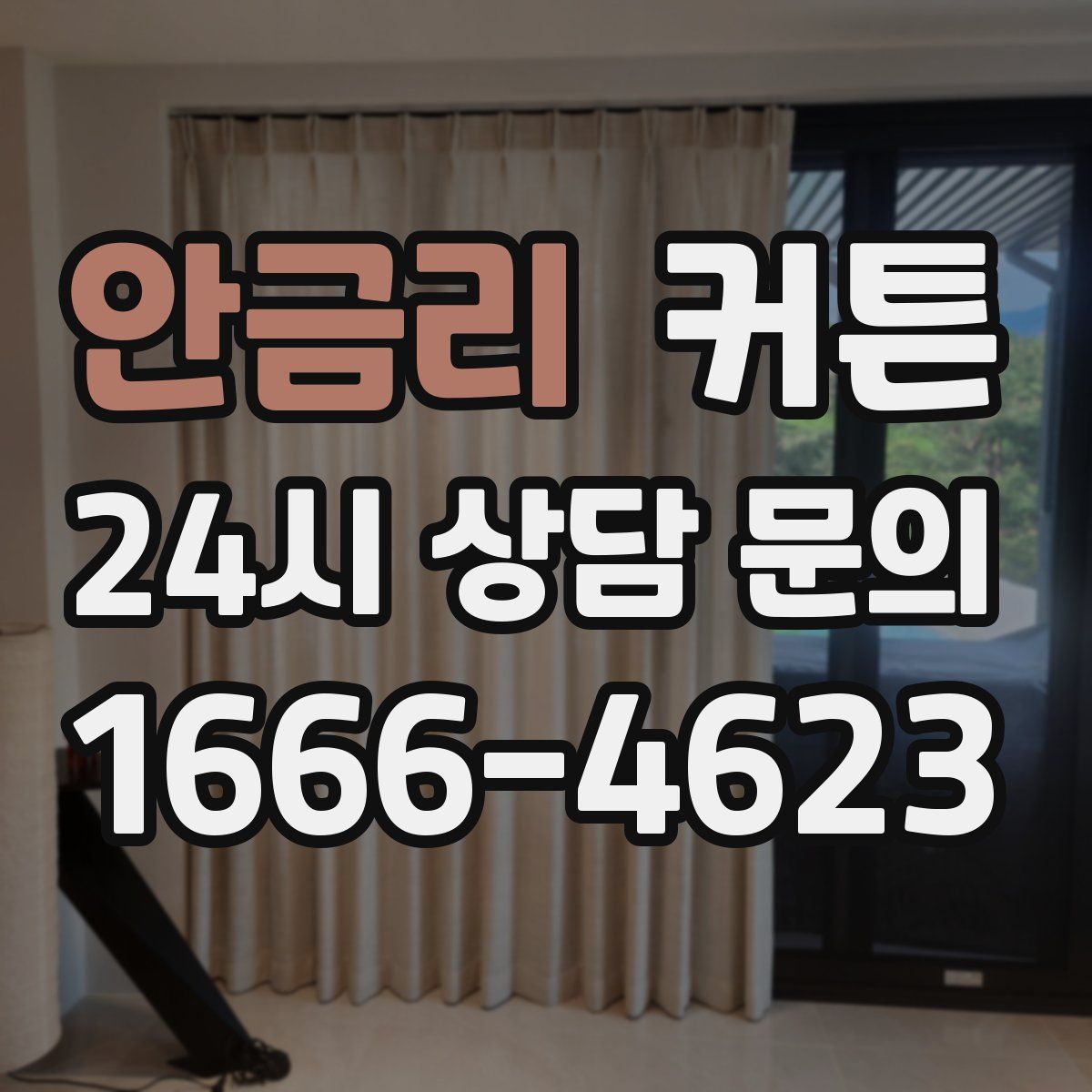 안금리 커튼