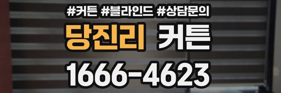 당진리 커튼