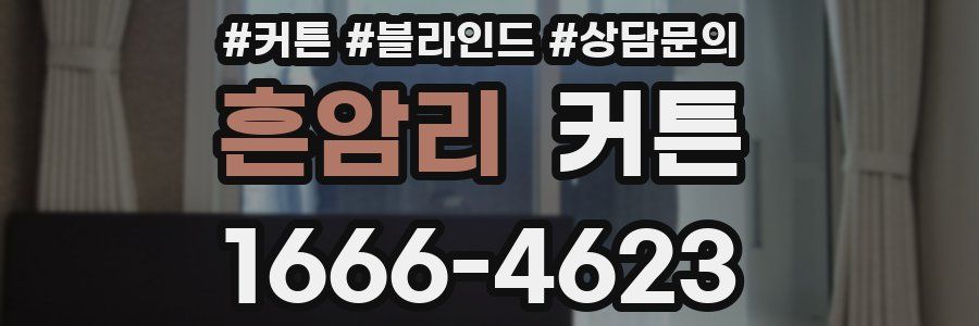 흔암리 커튼