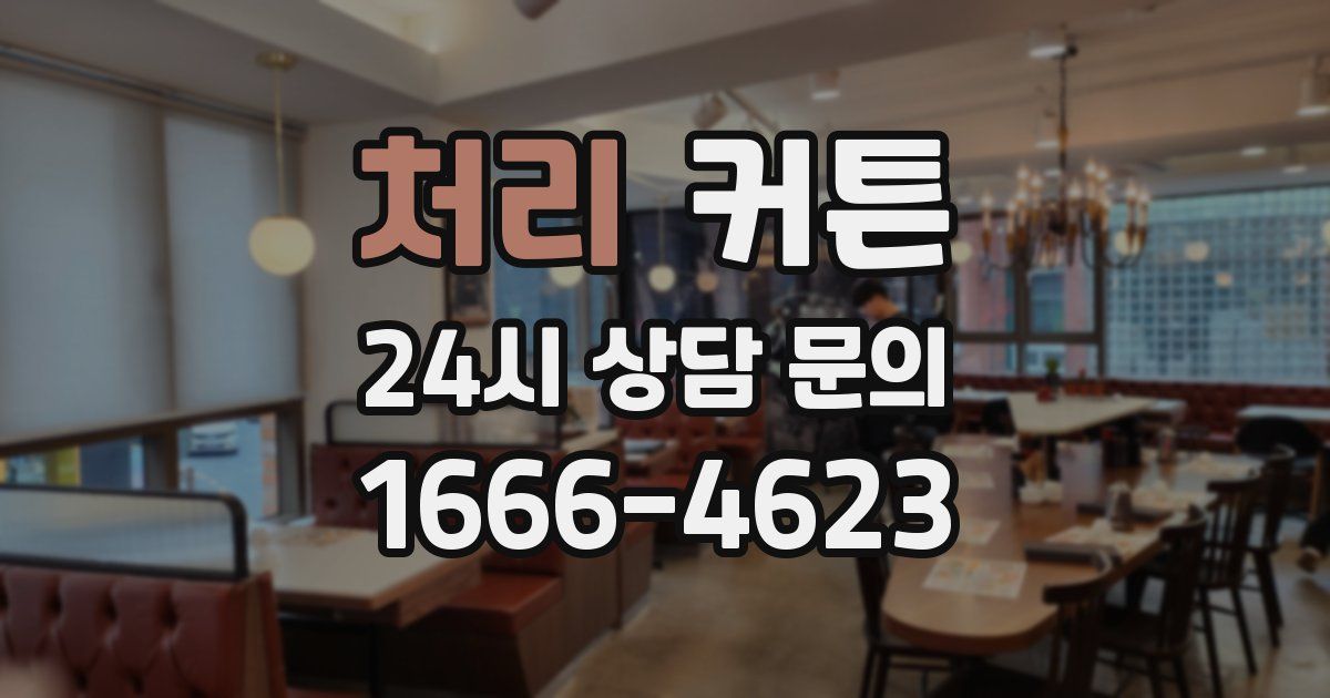 처리 커튼