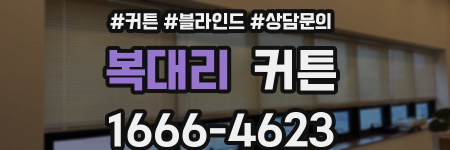 복대리 커튼