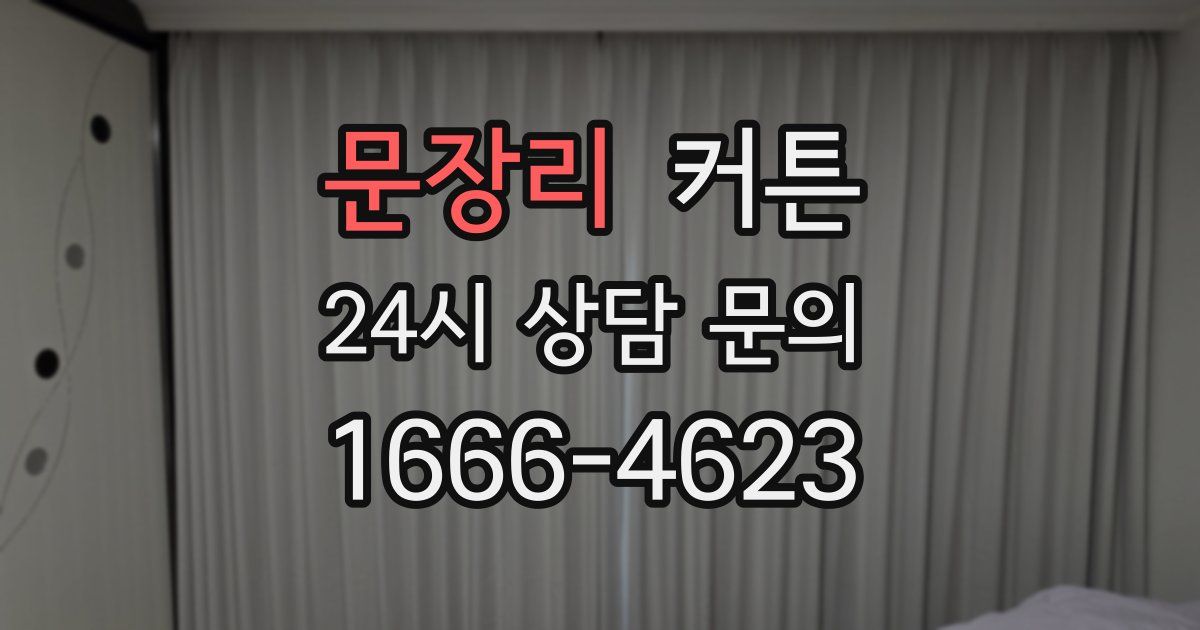 문장리 커튼